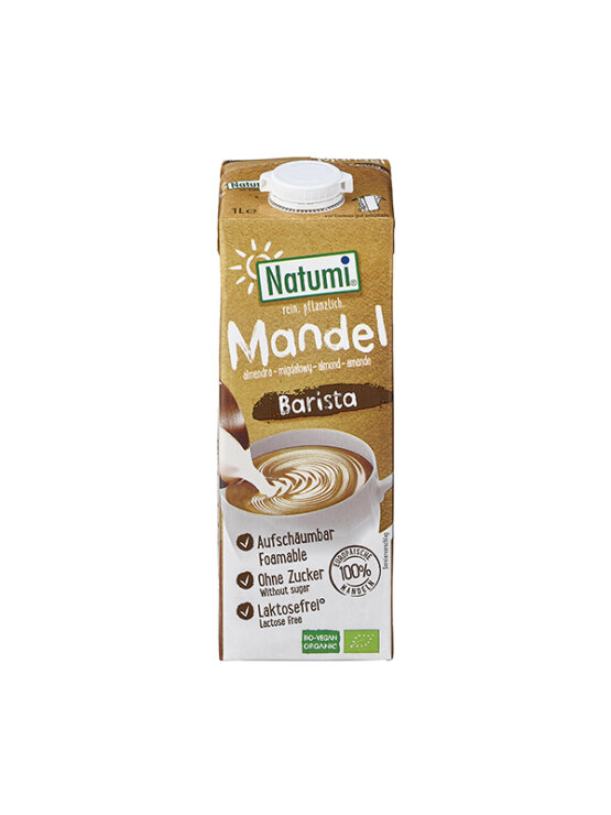 Barista Mandelgetränk Zuckerfrei – Biologisch 1000ml Natumi