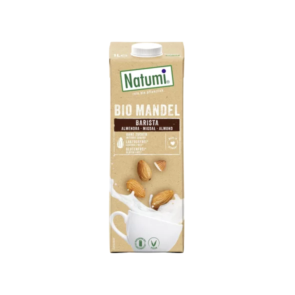 Barista Mandelgetränk Zuckerfrei – Biologisch 1000ml Natumi