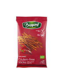 Sticks ohne Gluten Paprika - Biologisch 45g Biopont