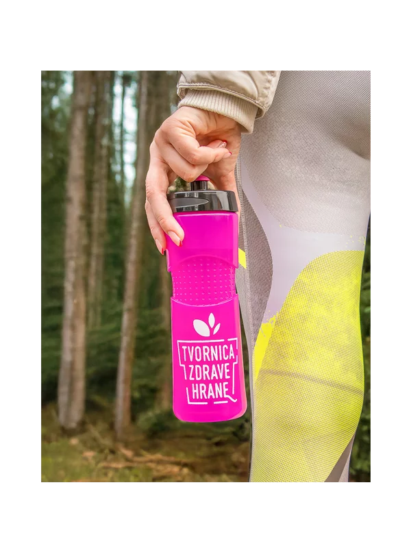 Nutrigold Flasche „Squeeze" Sportflasche, rosa Flasche 650ml Bio-Fabrik