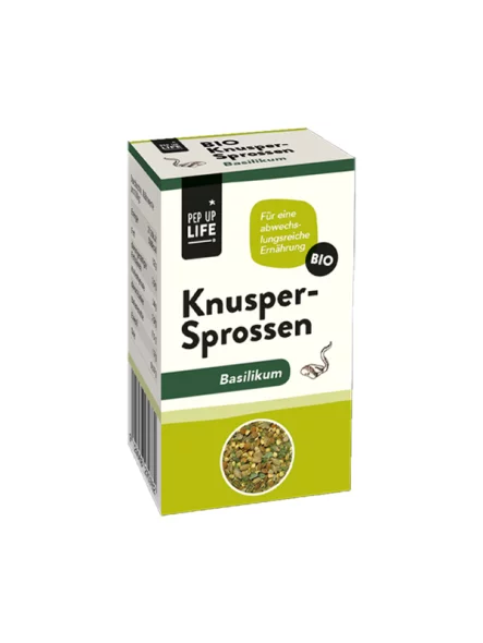 Pop up life Knuspriges Salatdressing Basilikum – Biologisch 100g Packung