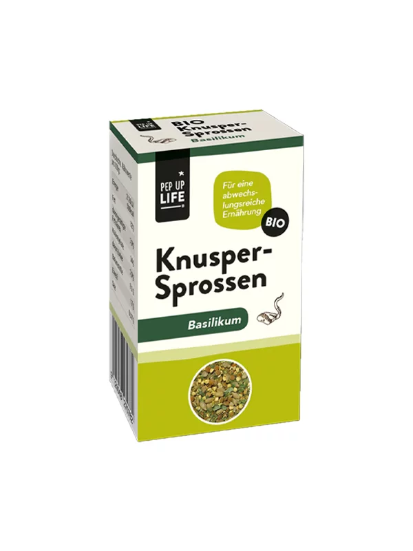 Pop up life Knuspriges Salatdressing Basilikum – Biologisch 100g Packung