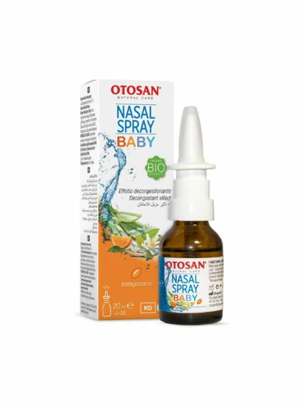 Otosan Baby Nasenspray – Biologisch in Flasche von 20ml