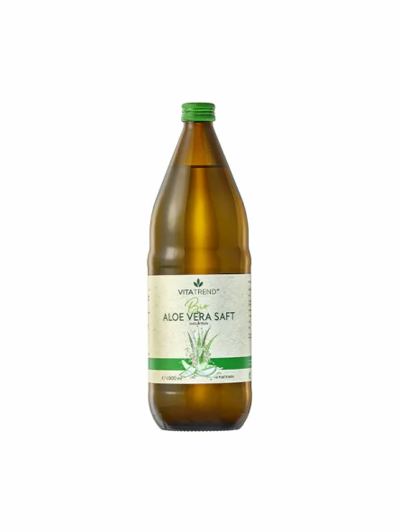 Aloe Vera Bio Saft in einer 1 Liter Flasche