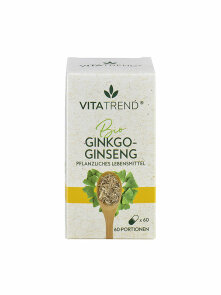 Ginko - Ginseng-Kapseln Biologisch - 60 Stück VitaTrend