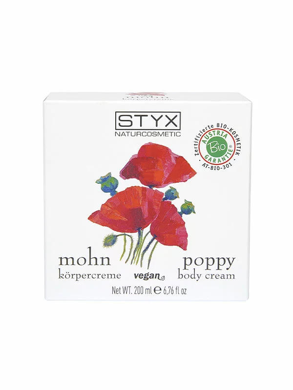 Körpercreme Mohn - 200ml Styx Naturcosmetics