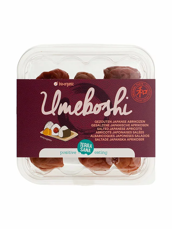 Terrasana Umeboshi-Aprikosen – Biologisch in einer 150g Packung