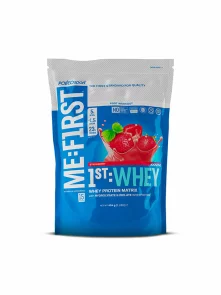 Me:First Molkenprotein Erdbeere in Verpackung von 454g