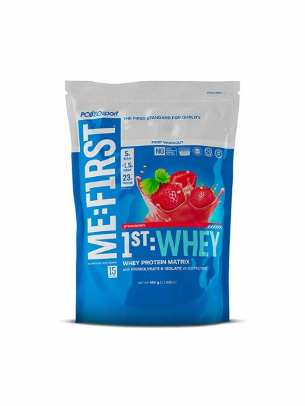 Me:First Molkenprotein Erdbeere in Verpackung von 454g