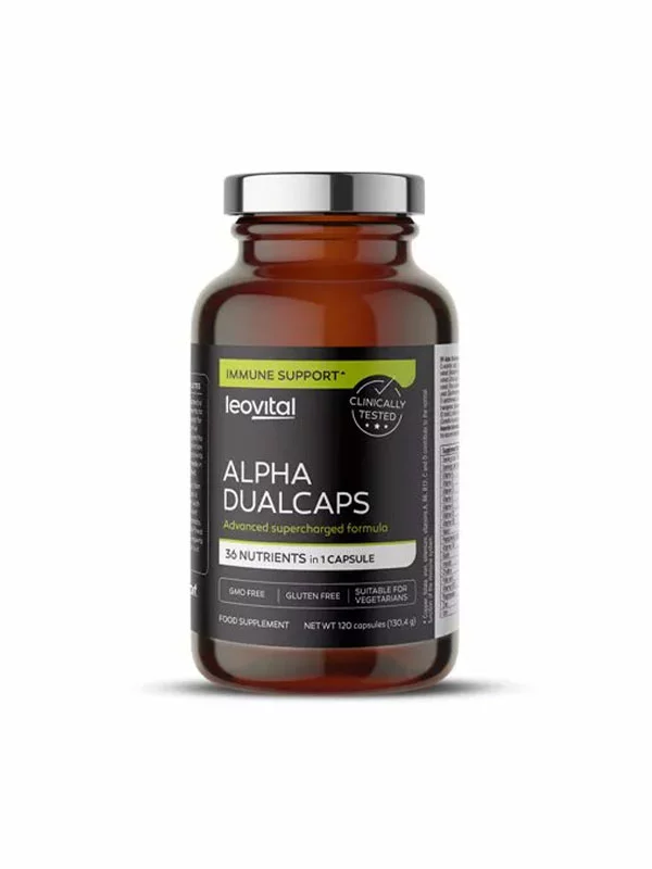 Leovital Alpha Dualcaps Multivitamine – 120 Kapseln in Glasdose