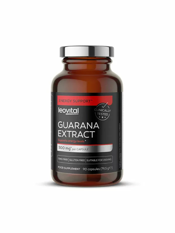 Leovital Guarana-Extrakt 90 Kapseln in Glasflasche
