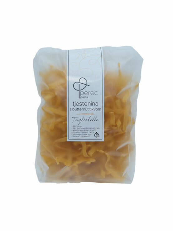 OPG Perec Hartweizengrießnudeln mit Butternusskürbis – Tagliatelle  in Verpackung von 400g