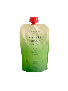 Nutrino Lab Fruchtsnack Fitness Ready Mix – Apfel, Kiwi, Spinat und Banane in Quetschbeutel von 200g