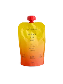 Nutrino Lab Fruchtsnack Wake Up – Apfel, Orange. Karotte und Ingwer in Quetschbeutel von 200g