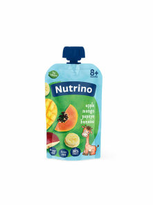 Fruchtpüree – Apfel, Mango, Papaya und Banane – 100g Nutrino