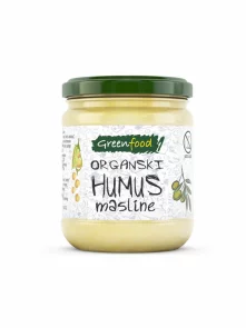 Greenfood Hummus mit Oliven – Biologisch im Glas von 250g