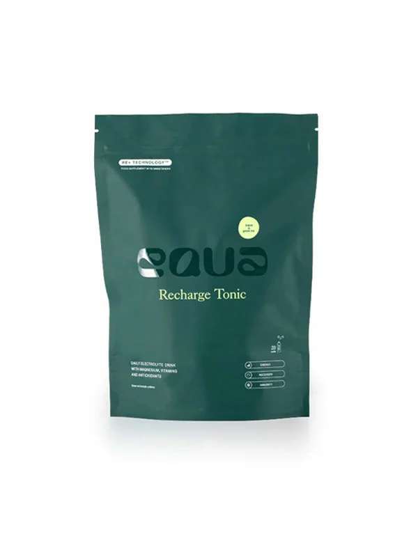 Equa Getränk auf Elektrolytbasis Recharge Tonic Zitrone und grüner Tee 20x4,5g in Tütenverpackung
