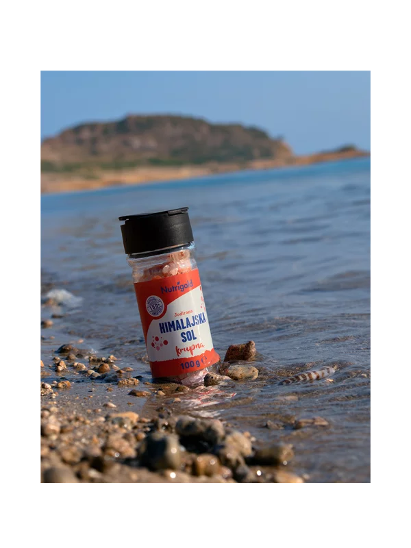 Himalayasalz-Streuer – grob jodiert 100g Nutrigold