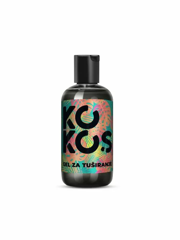 Tinktura Kokosnuss-Duschgel in Plastikflasche von 250ml