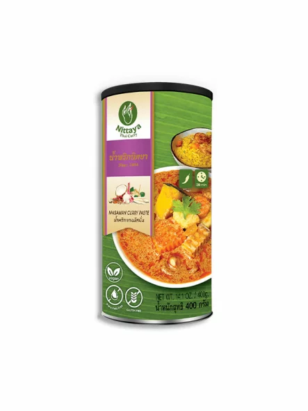 Nittaya Masaman Curry Paste - Glutenfrei in Dose von 400g