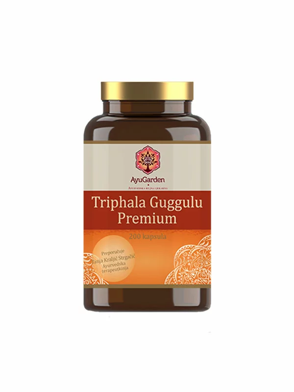 AyuGarden Triphala Guggulu Premium mit 200 Kapseln