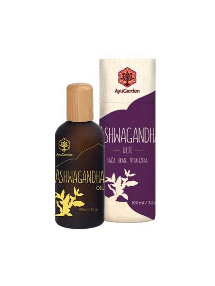 AyuGarden Ayurvedisches Öl Ashwagandha in einer 100ml Packung