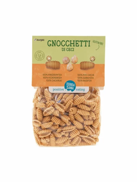 Terrasana Kichererbsen-Pasta-Gnocchetti – Glutenfrei Bio in einer 250g Verpackung