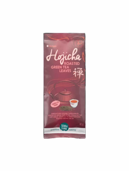 Terrasana Hojicha Grüntee – Bio in einer 40g Packung