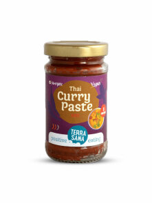 Thailändische rote Currypaste – Bio glutenfrei 120g Terrasana