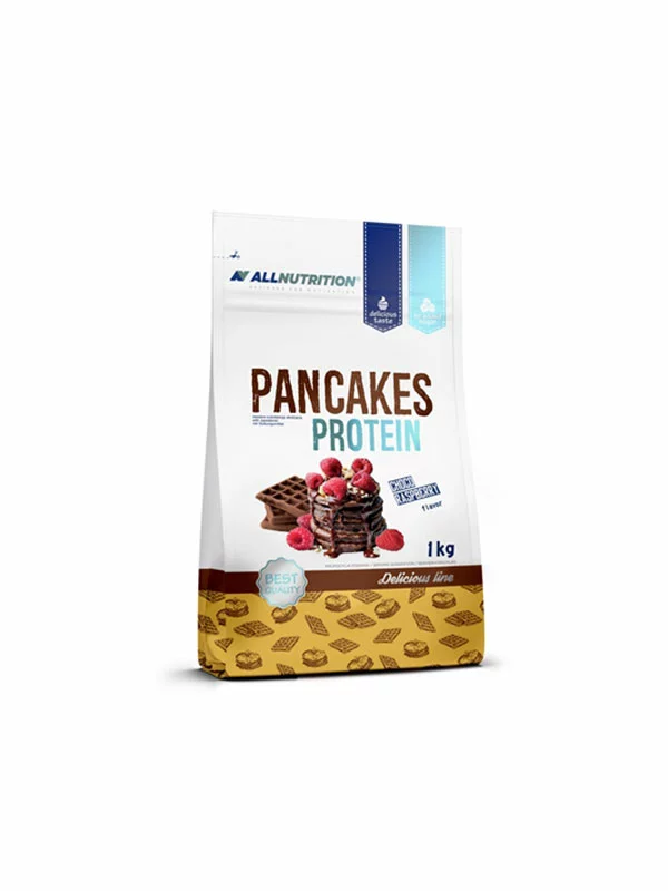 All Nutrition Proteinmischung für Pfannkuchen – Schokolade & Himbeere  in einer 1000g Packung