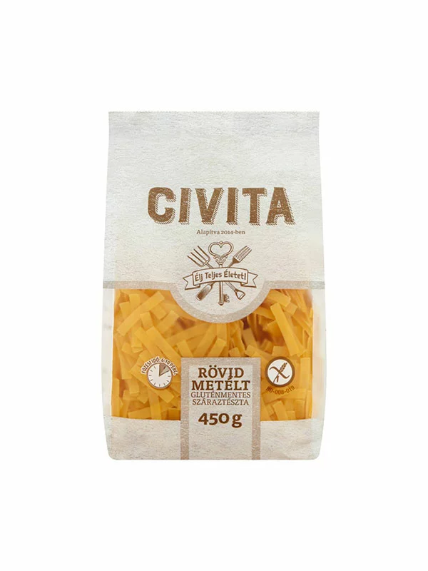 Maisnudeln - Kurze Nudeln Glutenfrei 450g Civita