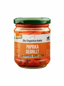 Paprika in Öl geröstet, glutenfrei – Bio 190g Bio Organica Italia