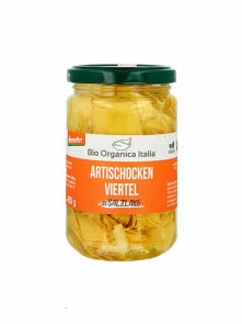 Artischockenviertel in Salzlake glutenfrei – Bio 280g Bio Organica Italia