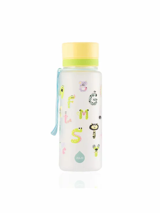 Equa Tritan-Flasche für Kinder Alpha Zoo – BPA-frei 600ml