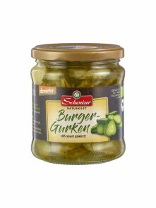 Schweizer Burger-Gurken – Bio im 330g Glas