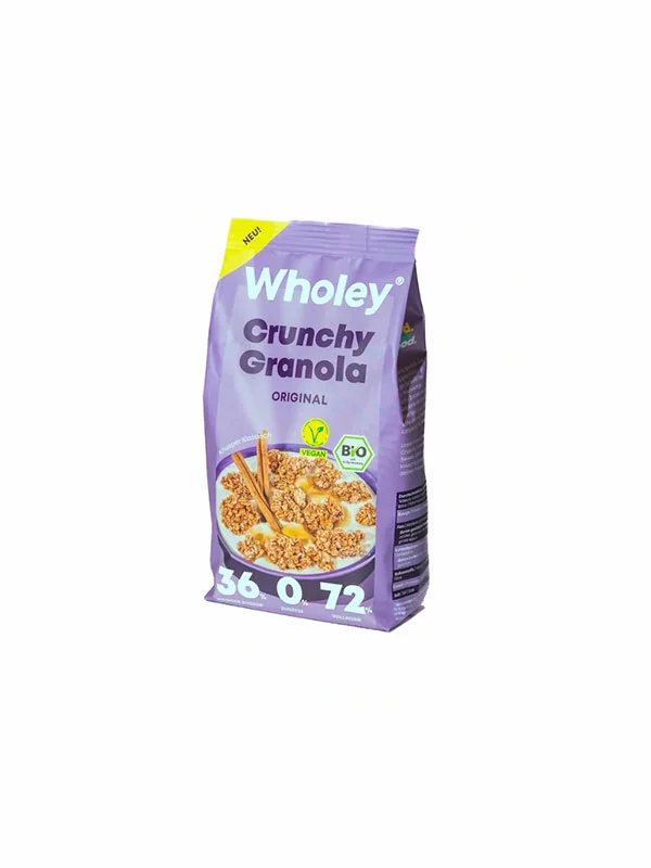 Wholey Knuspriges Granola Original – Bio in einer 300g Packung