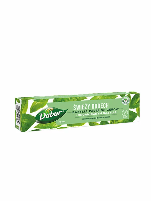 Dabur Ayurvedische Zahnpasta Basilikum in einer 100ml Packung