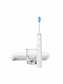 Elektrische Sonicare Zahnbürste Diamond Clean mit Anwendung Weiß – Philips