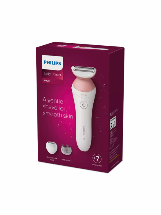 Philips Akku-Rasierer für Nass- und Trockengebrauch mit 7 Aufsätzen