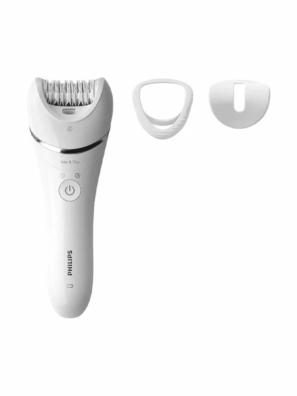 Philips – Epilierer der 8000er-Serie zur Verwendung auf nasser oder trockener Haut mit 3 Aufsätzen