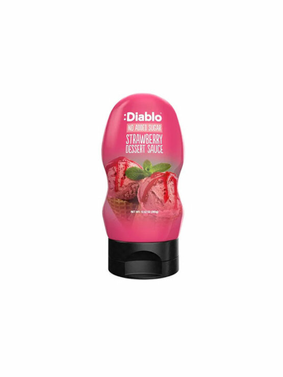 Diablo Dessert-Sauce Erdbeere ohne Zuckerzusatz in einer 290ml Packung