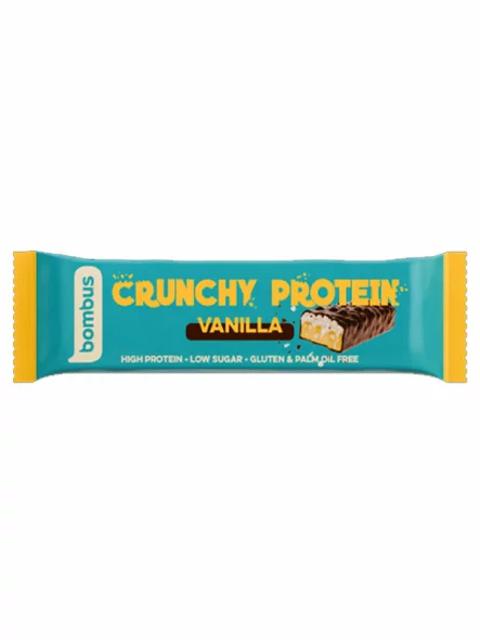 Bombus Knuspriger Proteinriegel Glutenfreie Vanille in einer 50g Packung