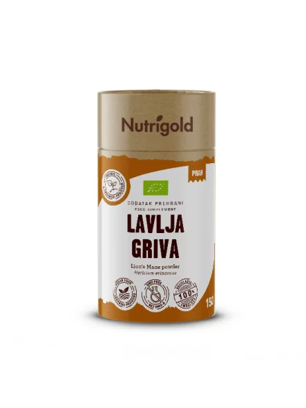 Löwenmähnenpulver - Bio - Verpackung 150g Nutrigold
