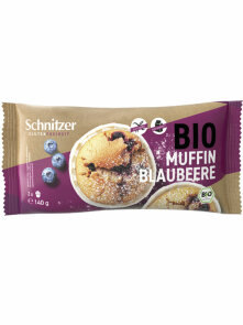 Heidelbeermuffin glutenfrei – Bio 140g Schnitzer