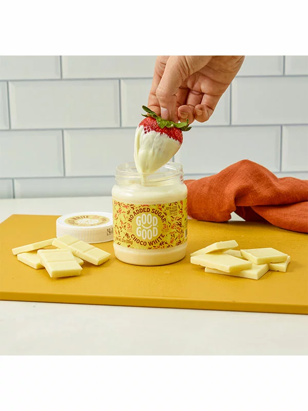 Weißer Schokoladenaufstrich mit Süßungmittel – 350 g Good Good