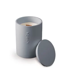 Duftkerze mit 100% Sojawachs Warm & Wood – Khora