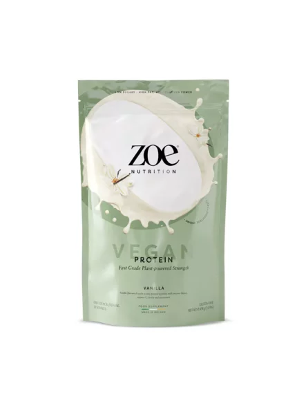 Zoe Nutrition Veganes Protein Vanille Madagaskar in einer 454g Packung