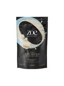 ZOE Nutrition Whey Protein French Vanilla Macaron in einer 454g Packung