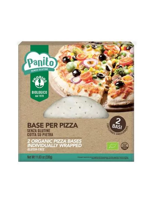 Probios Pizzaboden Glutenfrei – Bio 2 Stück im Paket