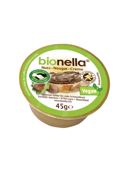 Veganer Nougat-Aufstrich– 45g Bionella